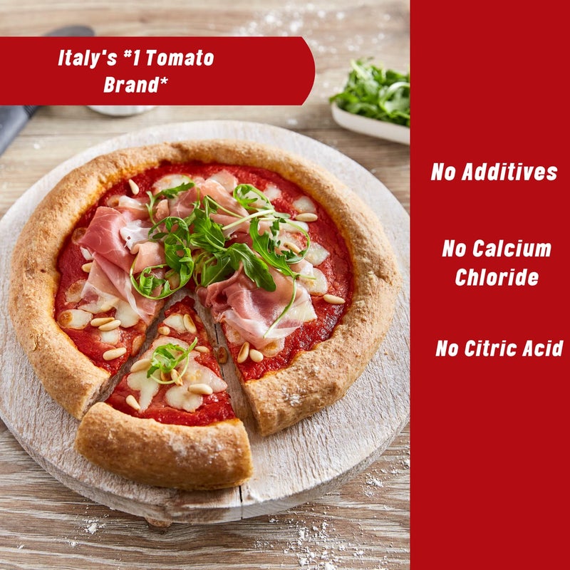Mutti Pizza Sauce with Basil & Oregano, 14 oz. | 6 Pack | Italy’s #1 Brand of Tomatoes | Fresh Taste for Cooking | Canned Sauce | Vegan Friendly & Gluten Free | No Additives or Preservatives - Image 3